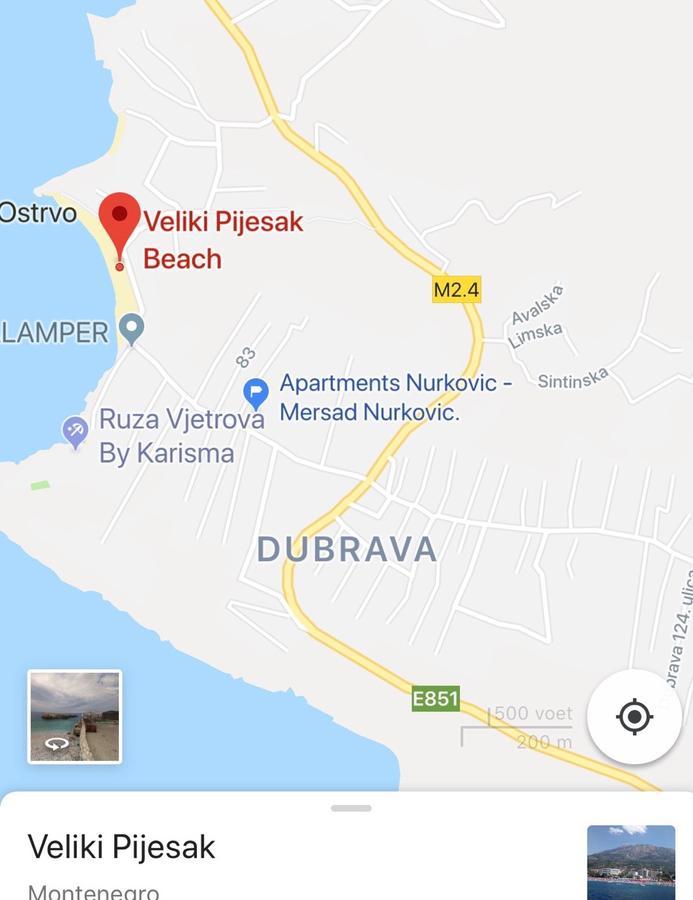 Apartments Nurkovic Dobra Voda Dış mekan fotoğraf